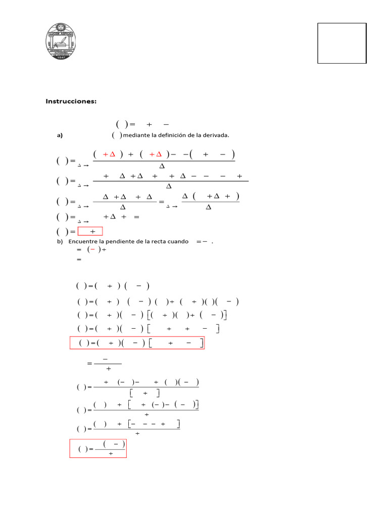 Pauta Examen Del Segundo Parcial Periodo II Nov 2024 | PDF | Geometría ...