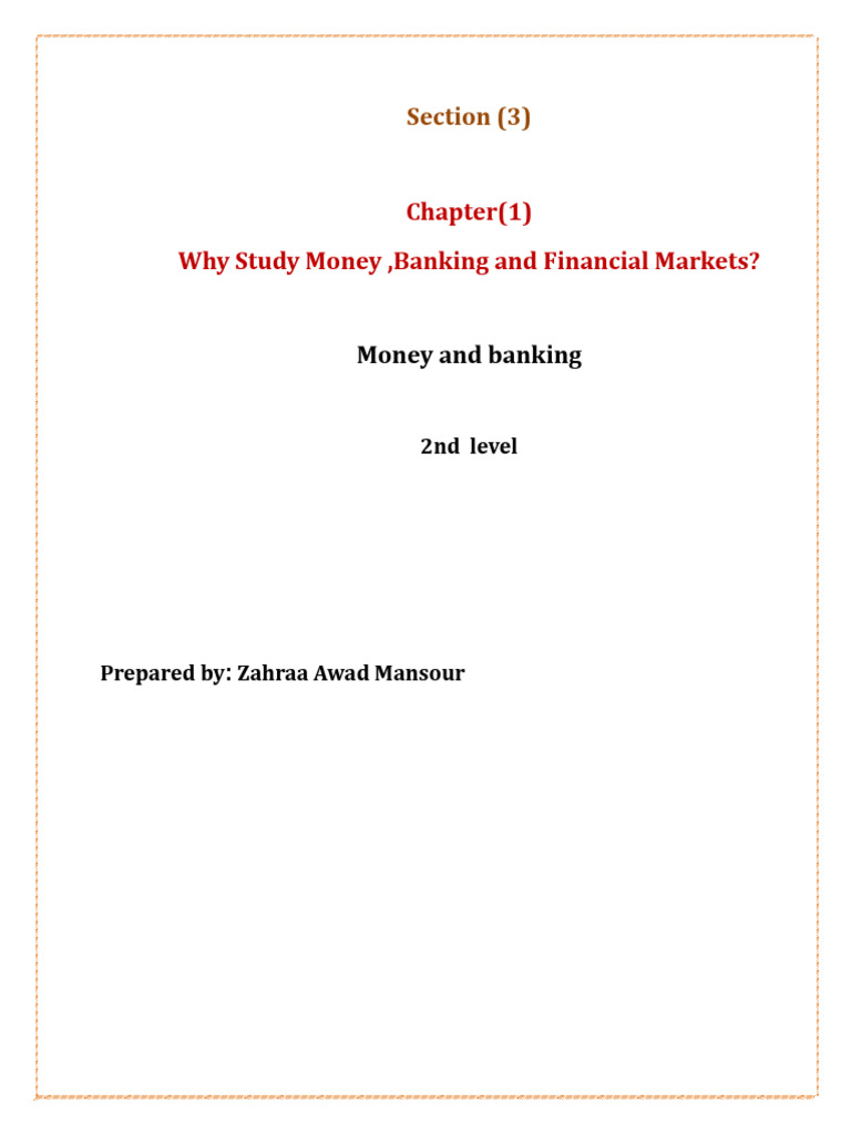 Money Section 3 | PDF | Monetary Policy | Inflation