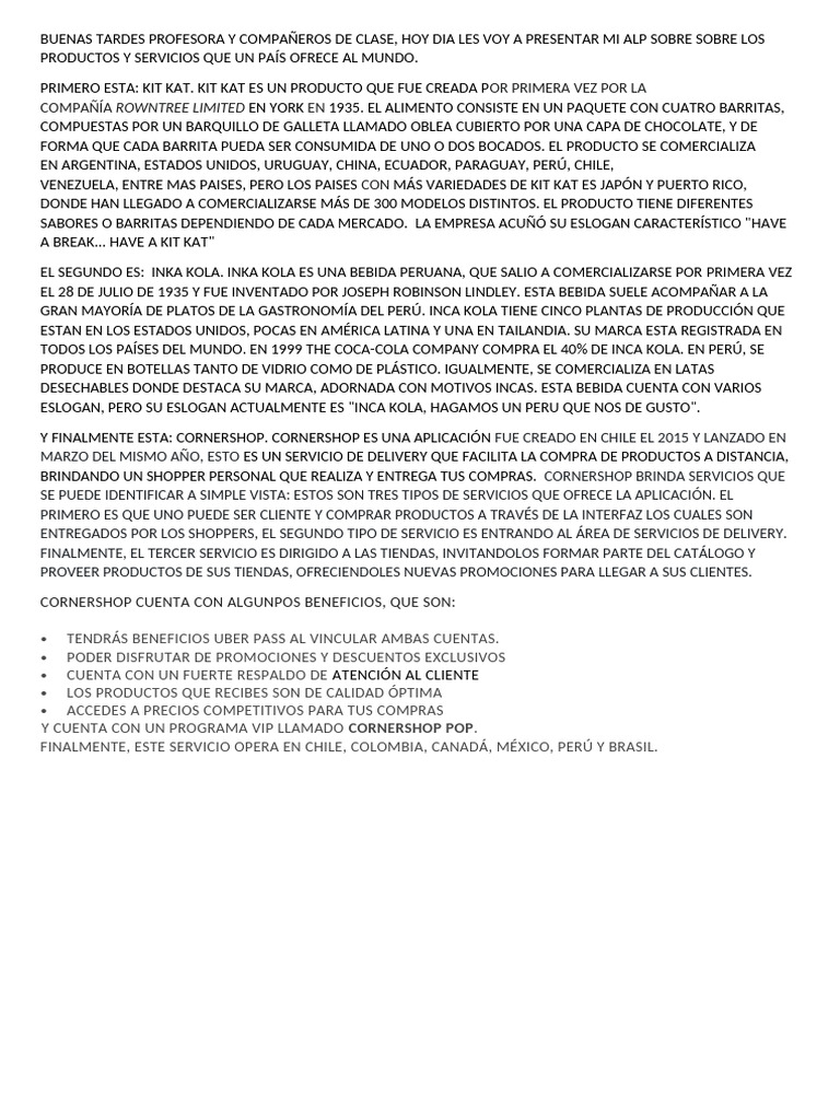 Alp Intermedio 2 | PDF | Coca Cola