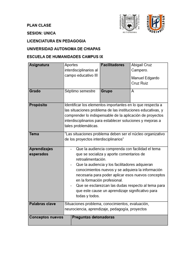 Proyectos Interdisciplinarios en Educación | PDF | Aprendizaje | Pedagogía
