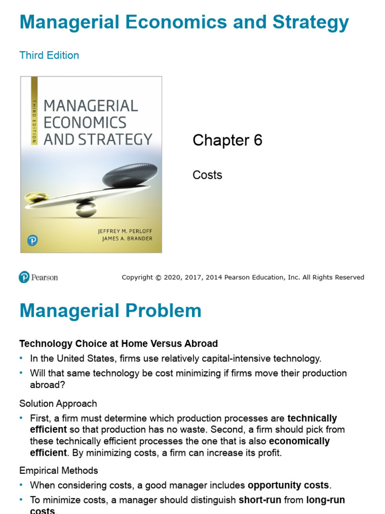 Cost-Managerial Economic | PDF | Marginal Cost | Average Cost