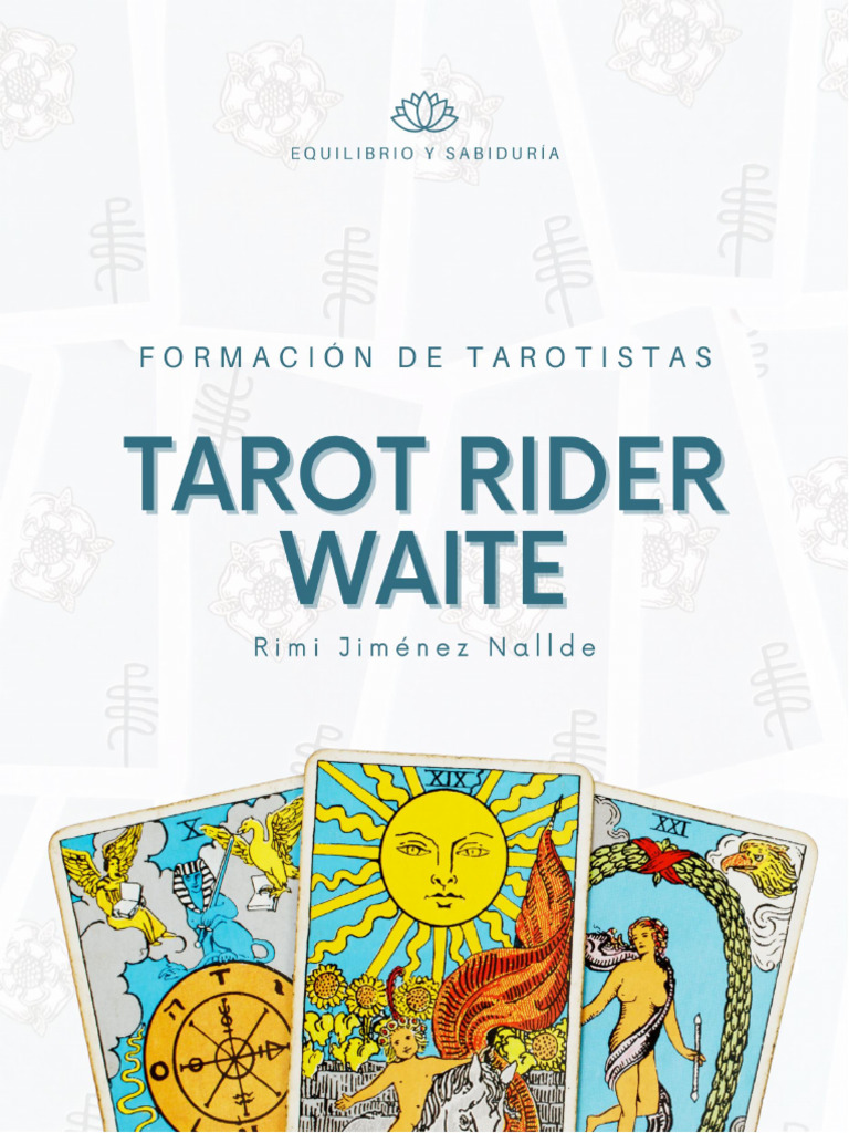 Curso Intensivo de Tarot Rider Waite | PDF | Tarot | Arcanos Mayores