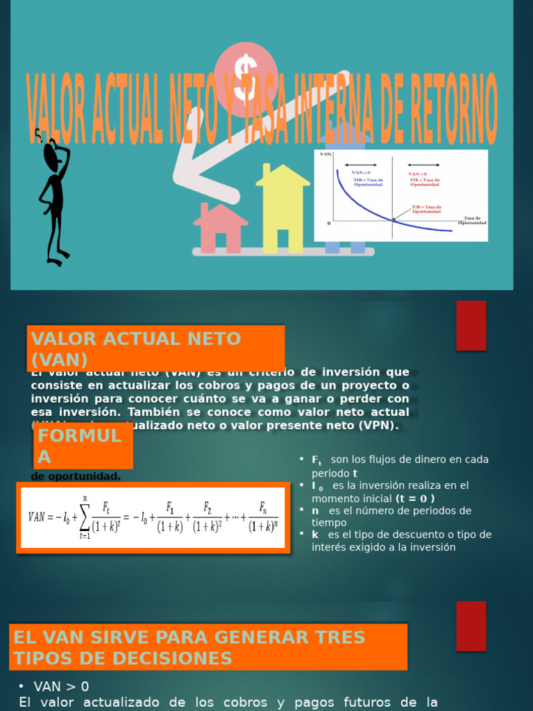 Valor Actual Neto (VAN) y Tasa Interna de Retorno (TIR) | PDF | Valor ...