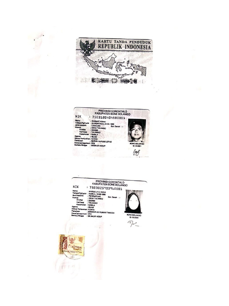 Bukti Permohonan Asal Usul Anak Pdf