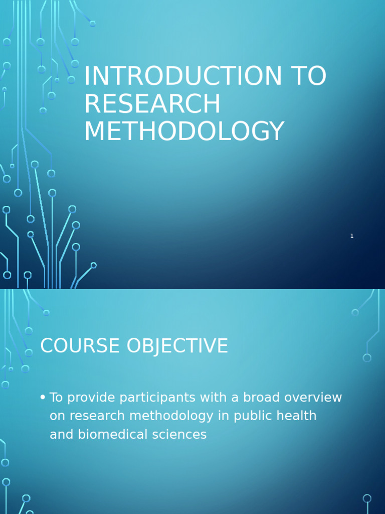 Overview of Research Methodology | PDF | Methodology | Hypothesis
