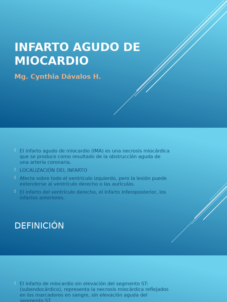 Infarto de Miocardio Agudo 1 (Autoguardado) | PDF | Infarto de ...