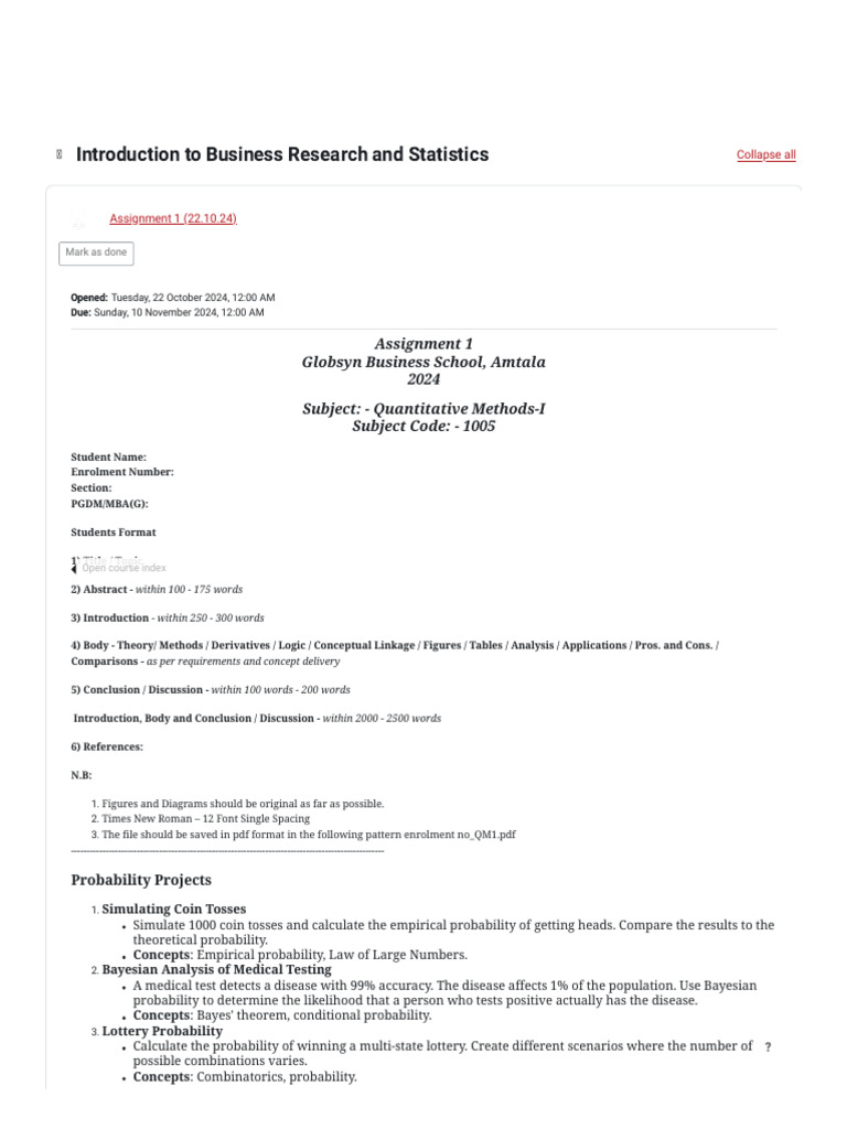 Business Research & Statistics Projects | PDF | Forecasting | Linear ...