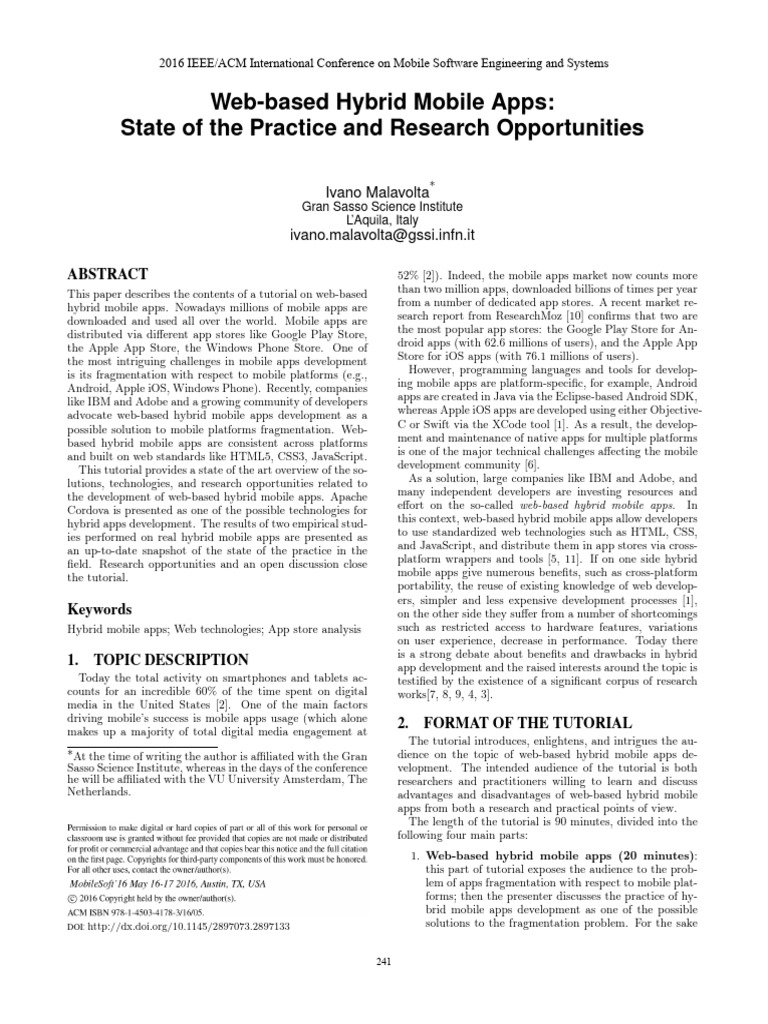 Malavolta 2016 pdf mobile app computer science