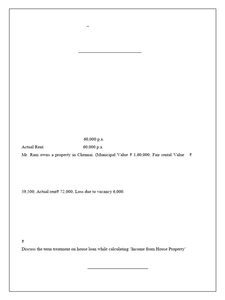 Unit 3 - HP - Final Merged Worksheet | PDF | Renting | Interest