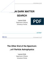 Leanne Duffy - Axion Dark Matter Search