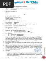 FDW Employment Contract Template | PDF | Employment | Salary