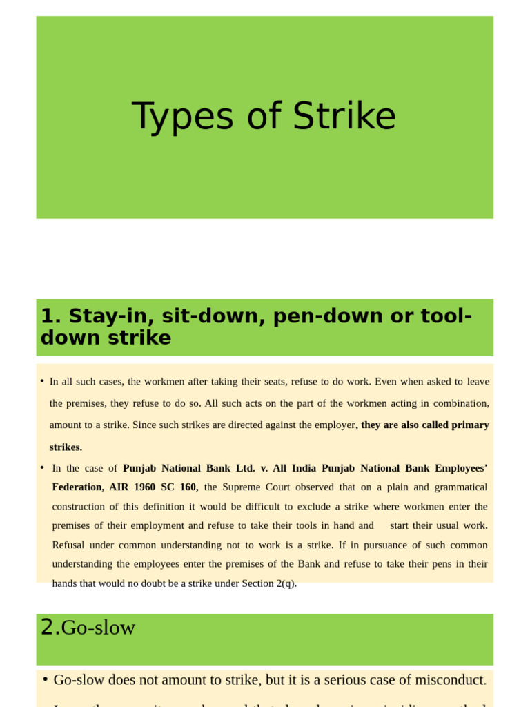 types-of-strike-pdf-strike-action-employment
