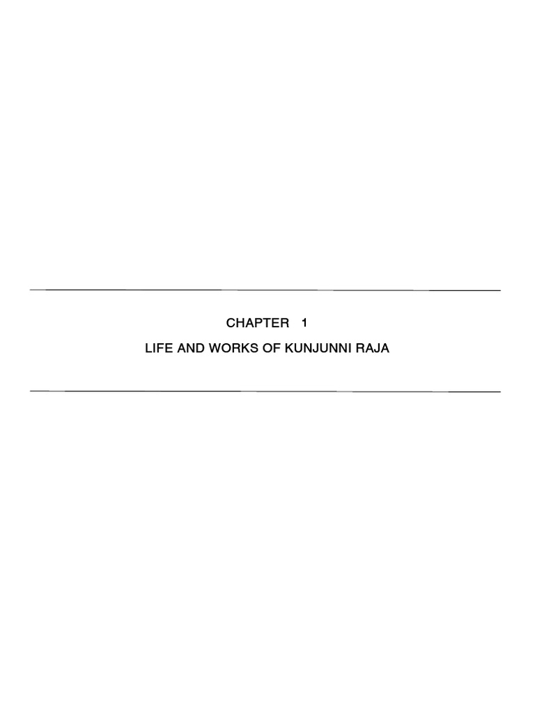 Kunjunni Raja | PDF | Sanskrit | Theory