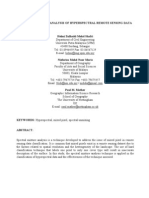 Spectral Mixture Analysis of Hyperspectral Remote Sensing Data