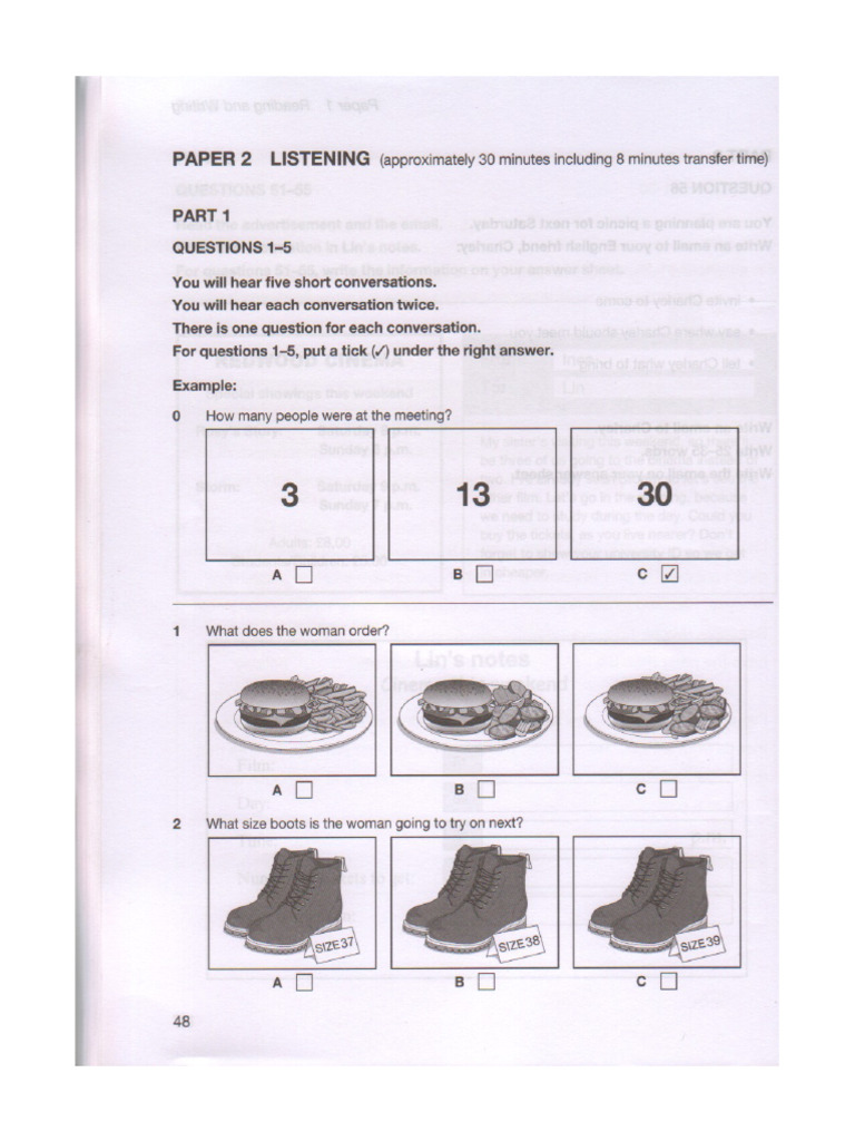 KET 7 - Listening Test 2 | PDF
