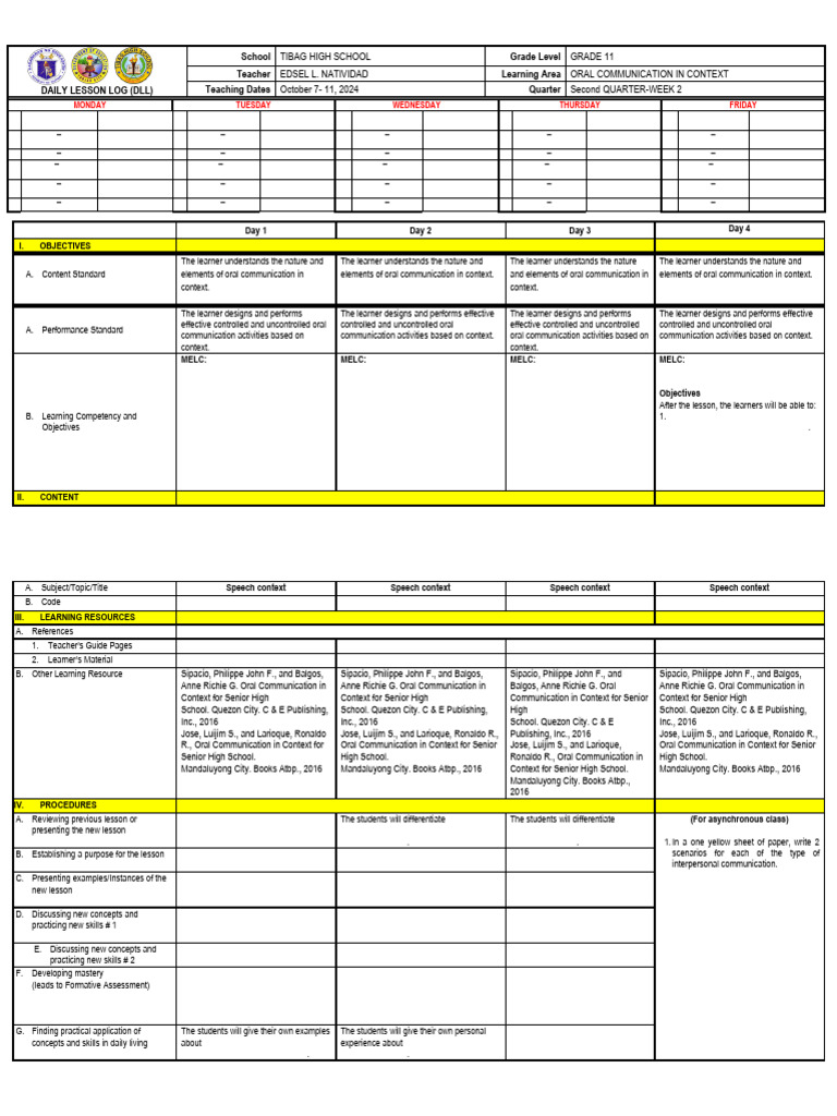Finals Week 2 Same As Week 1 | PDF | Communication | Learning