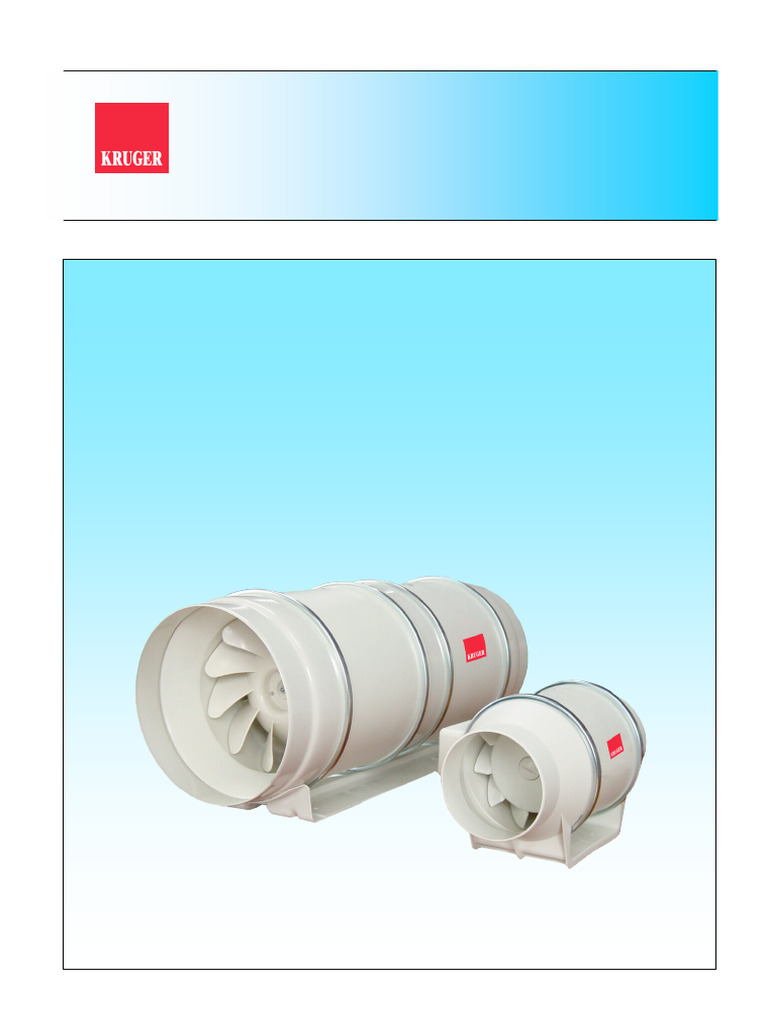 MTD Series - Mixed Flow In-Line Duct Fan - Product Catalogue | PDF ...
