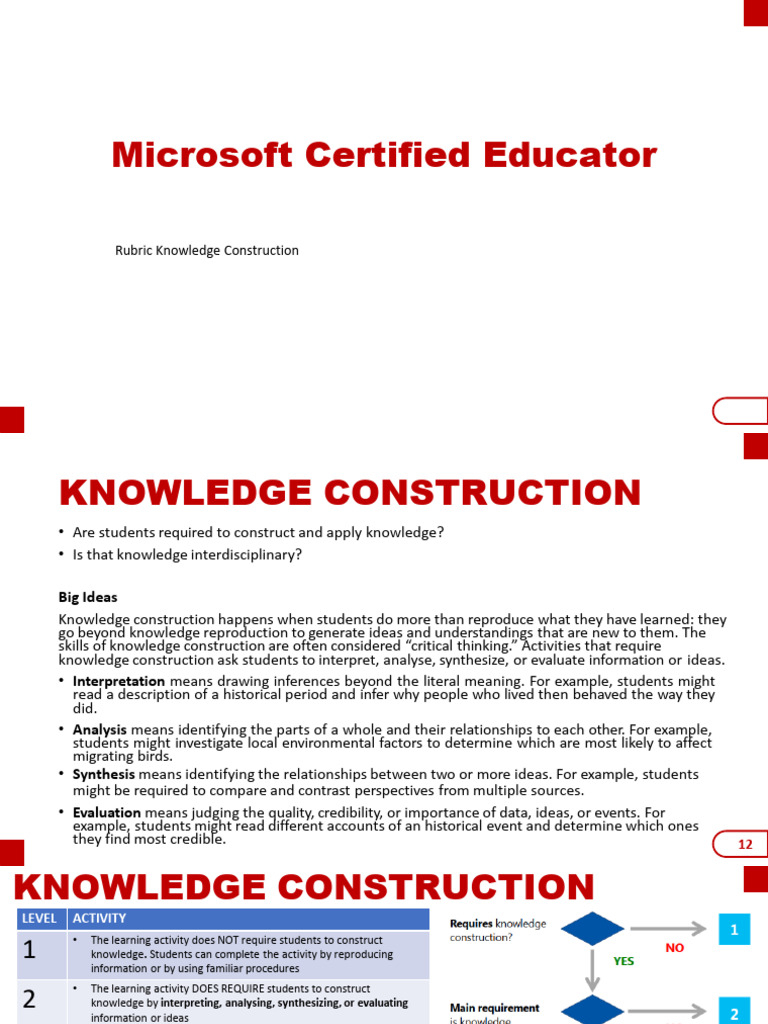 Knowledge Construction in Education | PDF | Knowledge | Statistics