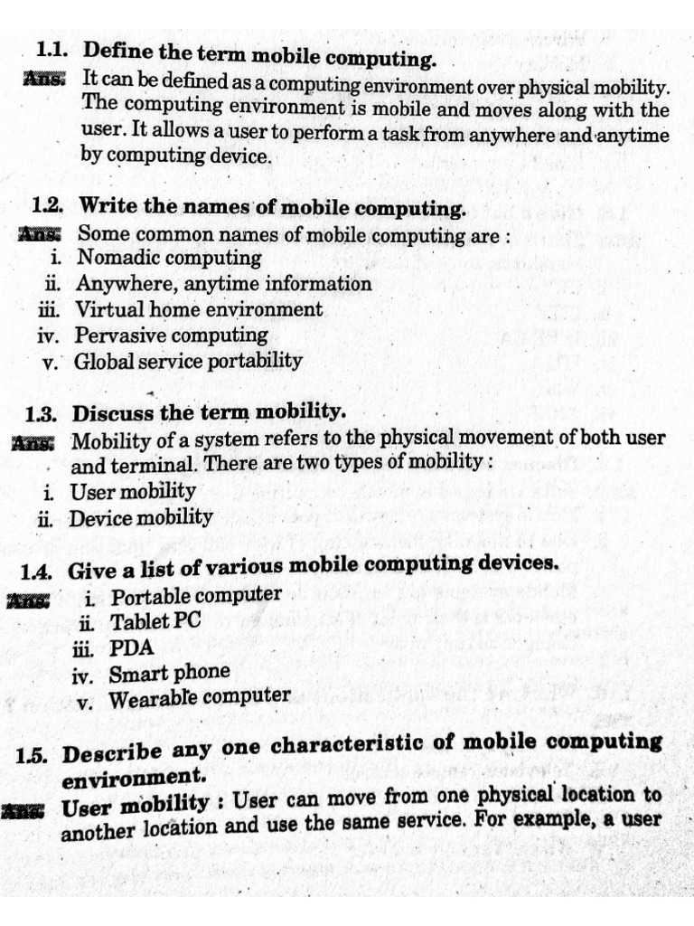 Wireless Mobile Network | PDF