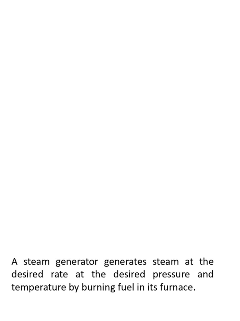 Types and Functions of Steam Generators | PDF | Boiler | Combustion