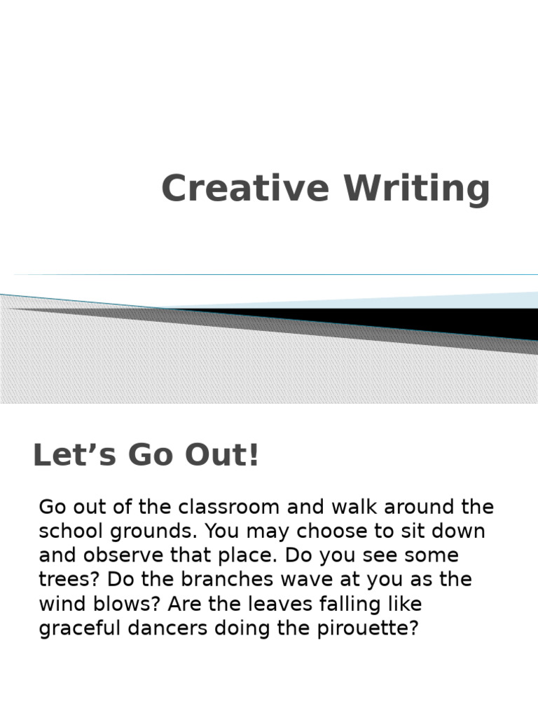 Creative Writing Bedtime | PDF | Language Arts & Discipline
