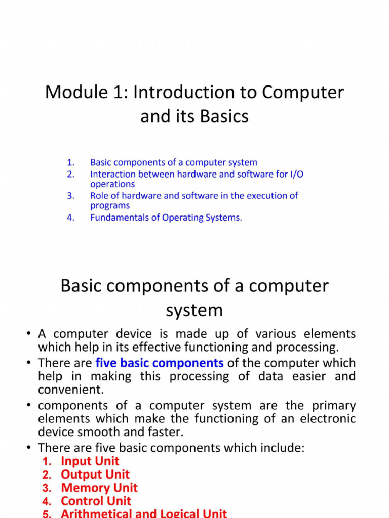 Computer Fundamentals | PDF