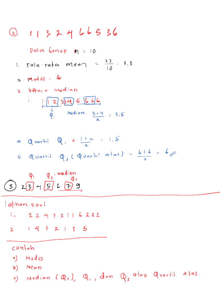 Materi 2 Statistika, Simpangan Rata-Rata Dan Varian | PDF