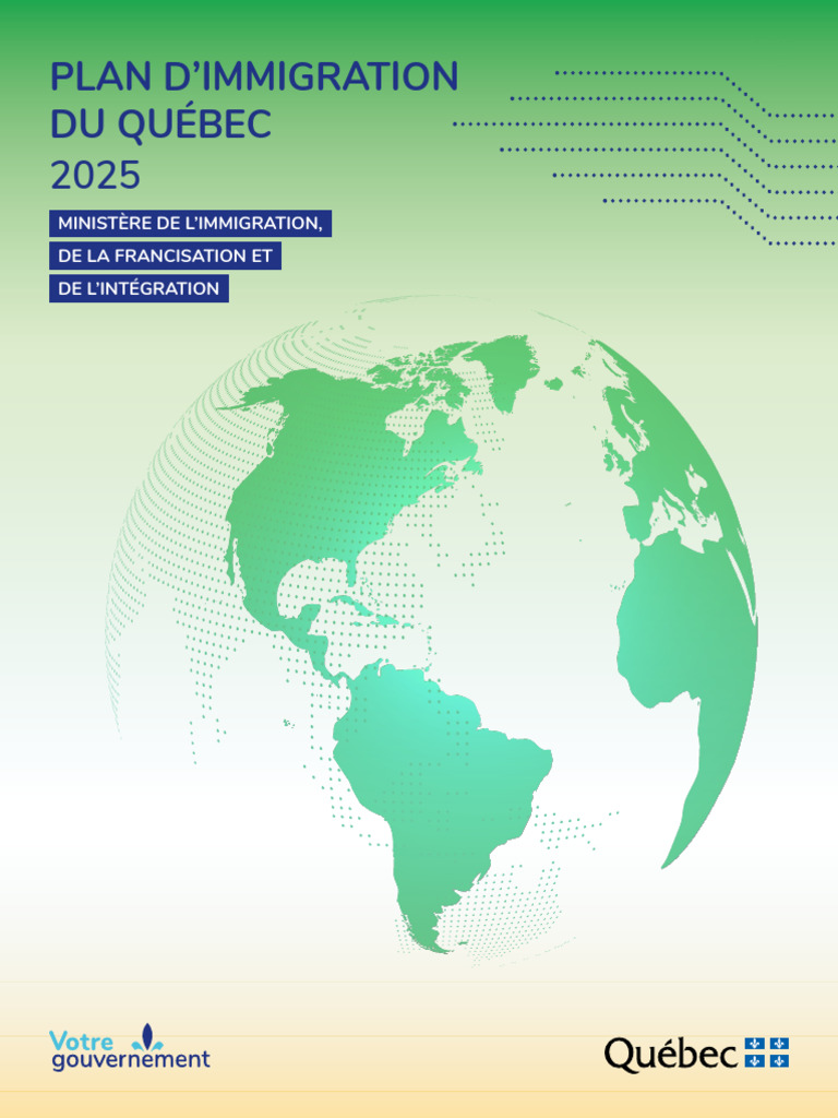 Plan d'immigration du Québec 2025 | PDF | Immigration | Québec