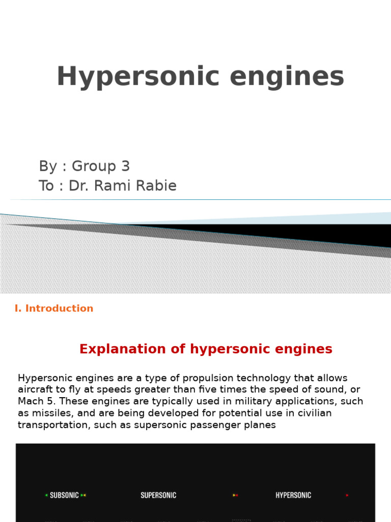 Hypersonic - Engines - (Group - 3 - ) F | PDF | Jet Engine | Hypersonic ...