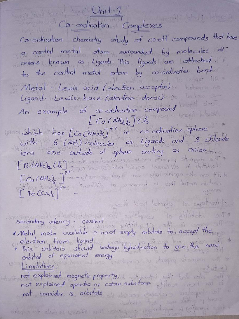 All Unit 1 5 Notes of SRM Chemistry 21cyb101j | PDF