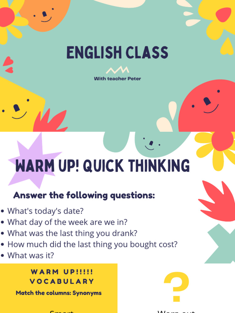 Warm Up (W) | PDF