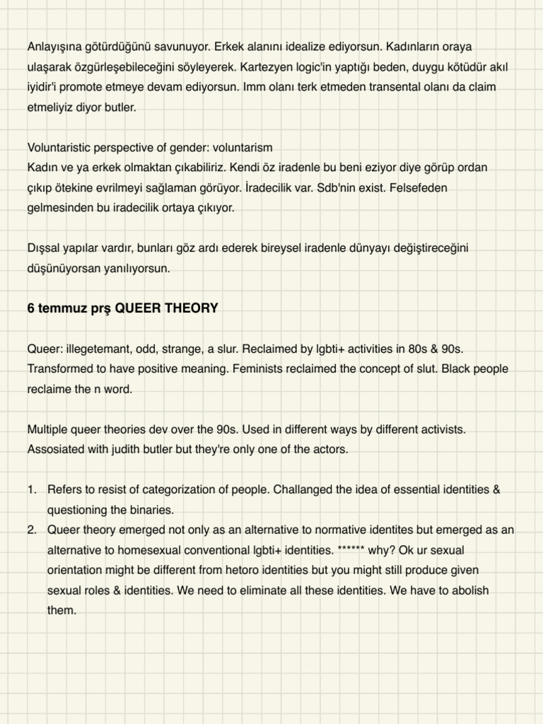 Queer Theory and Gender Identity Dynamics | PDF | Reality | Essentialism