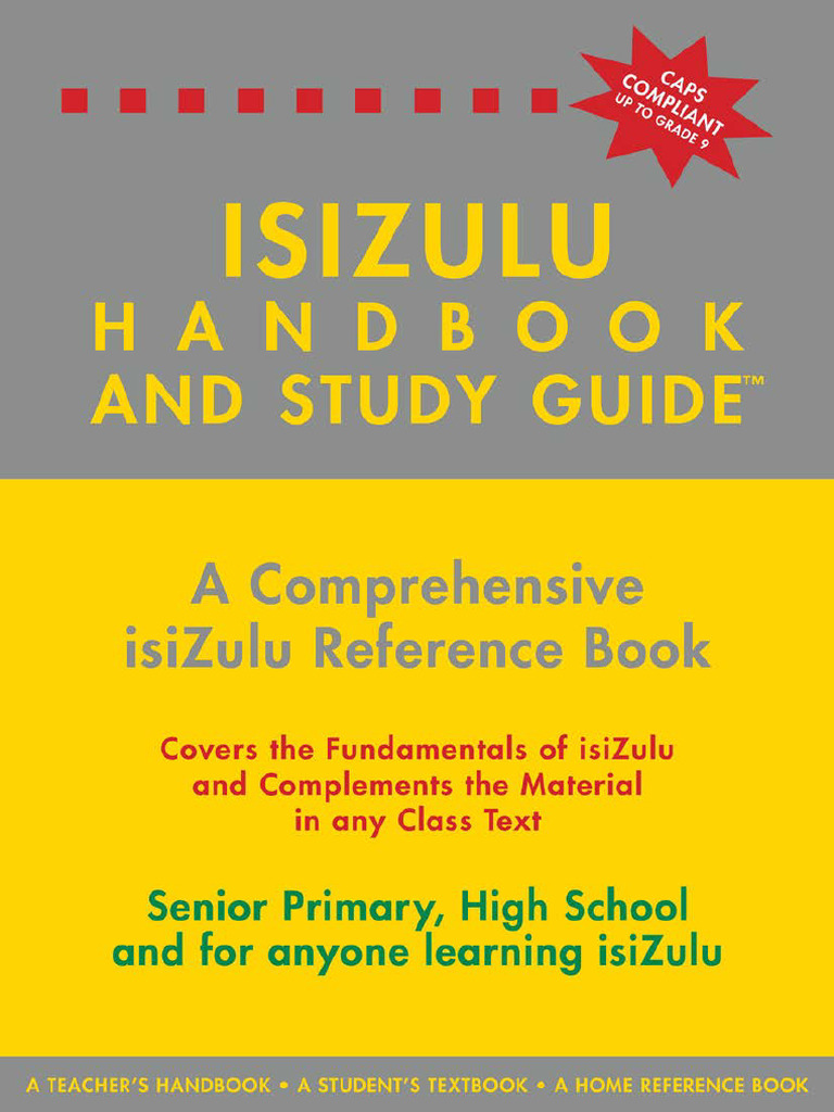 Grade 4-9 Isizulu Handbook & Guide | PDF