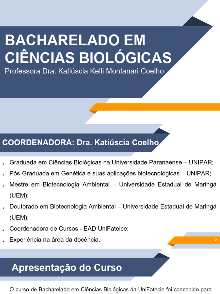 Bacharelado em Ciências Biológicas UniFatecie | PDF | Science | Pedagogia