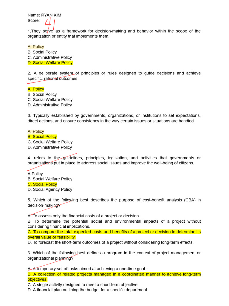 Understanding Social Welfare Policies | PDF | Policy | Statistics