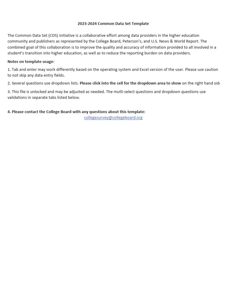 2023-2024 Common Data Set for FIT | PDF | Act (Test) | Sat