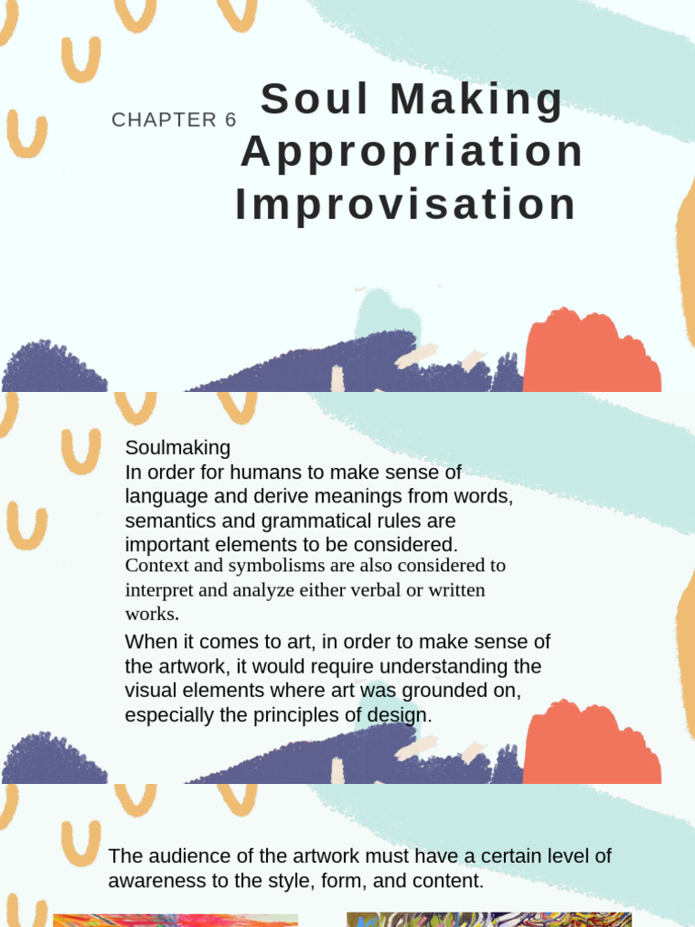 Understanding Soul Making in Art | PDF | Paintings | Cognition