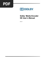 Download Dolby Media Encoder Se Userguide by biggiesized4785 SN79300045 doc pdf
