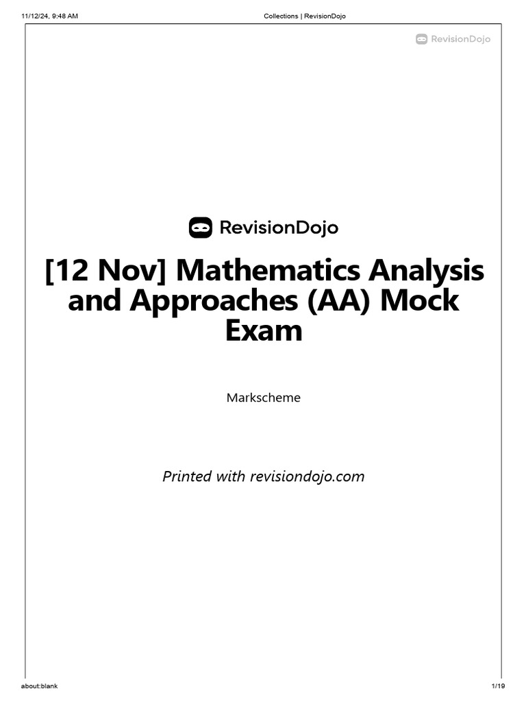 Revision dojo calc pdf mathematical concepts geometry