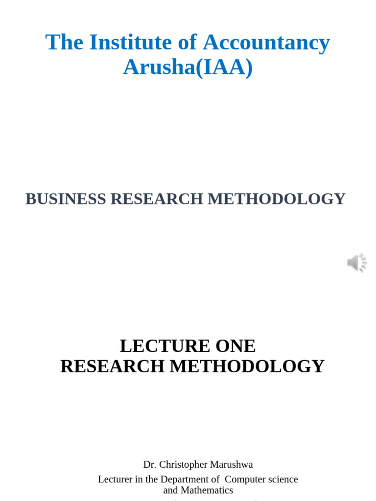 Business Research Methodology Overview | PDF | Evaluation | Hypothesis