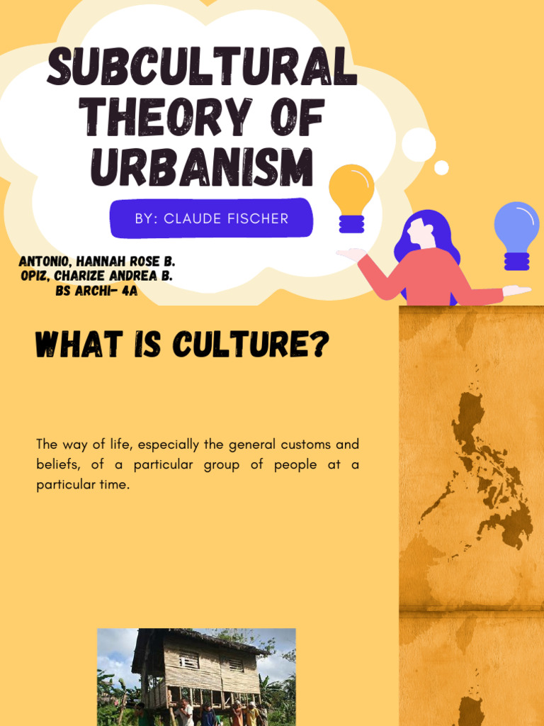 Week 1 - Subcultural Theory of Urbanism | PDF | Crimes | Crime & Violence