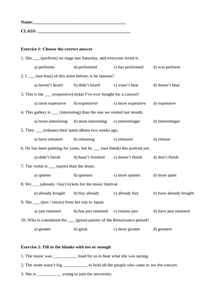 10D01 - Test 3 | PDF | Language Arts & Discipline | Home & Garden