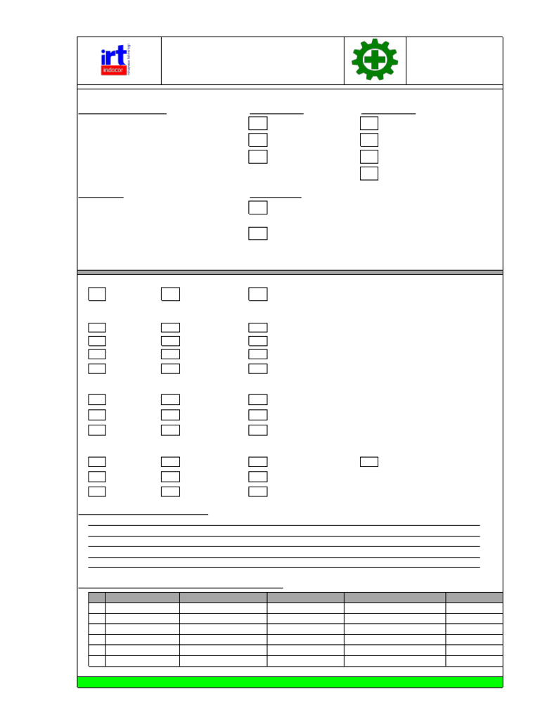 Laporan Kecelakaan Kerja Terperinci Pdf