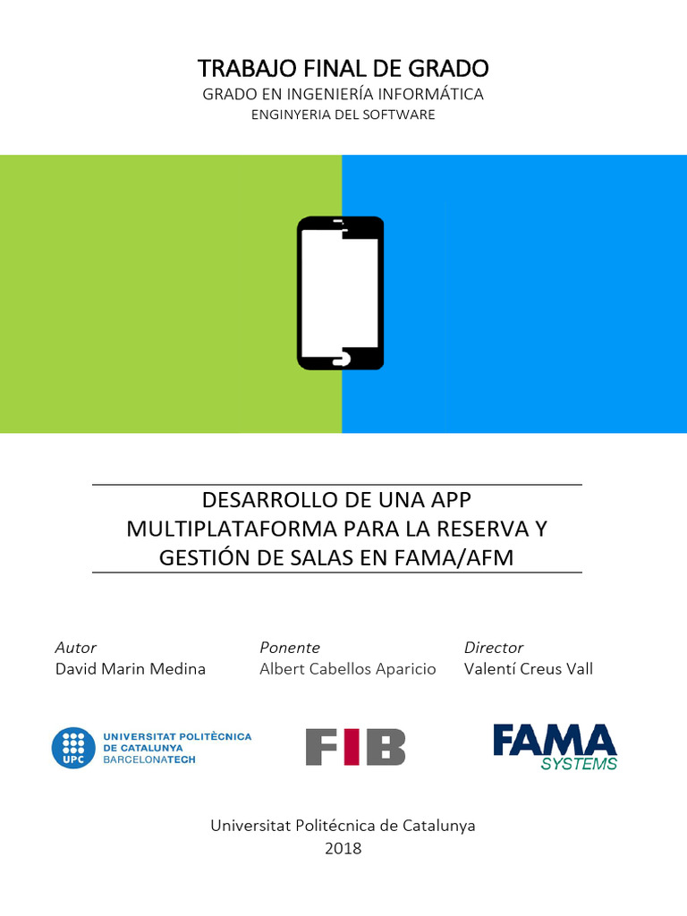 Trabajo Final de Grado: Desarrollo de Una App Multiplataforma para La ...