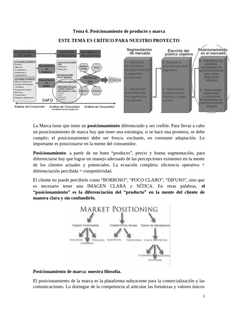 Estrategias de Posicionamiento de Marca | PDF | Marca | Producto (Negocio)