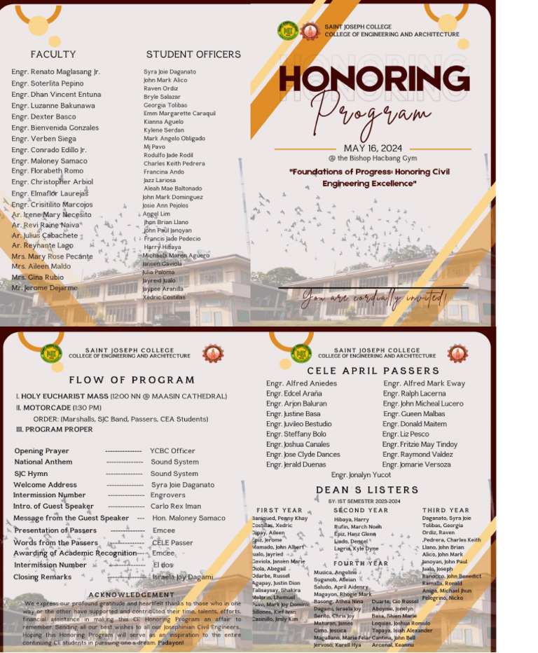 May Cele Honoriing Program 2024 | PDF