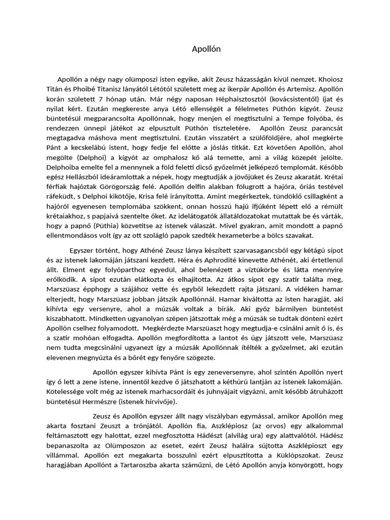 Apollón | PDF