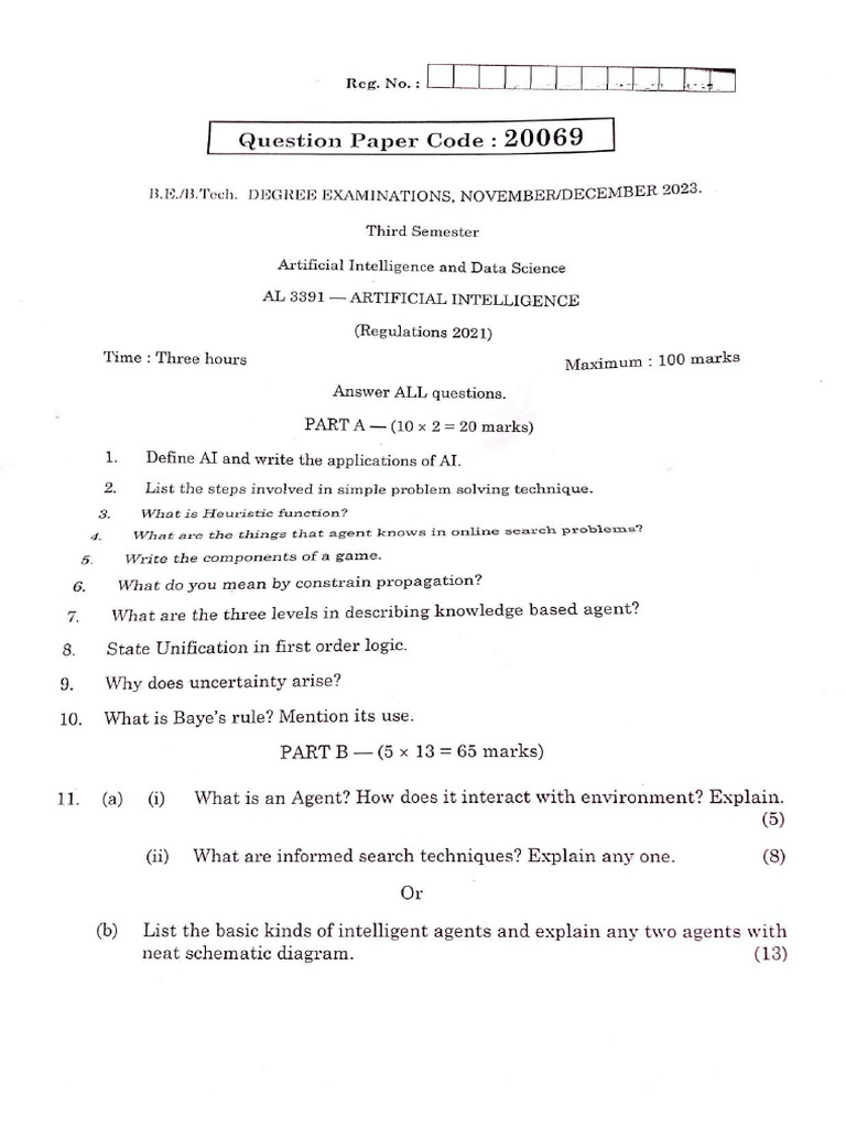 Anna University AI & Deep Learning Papers | PDF | Engineering ...