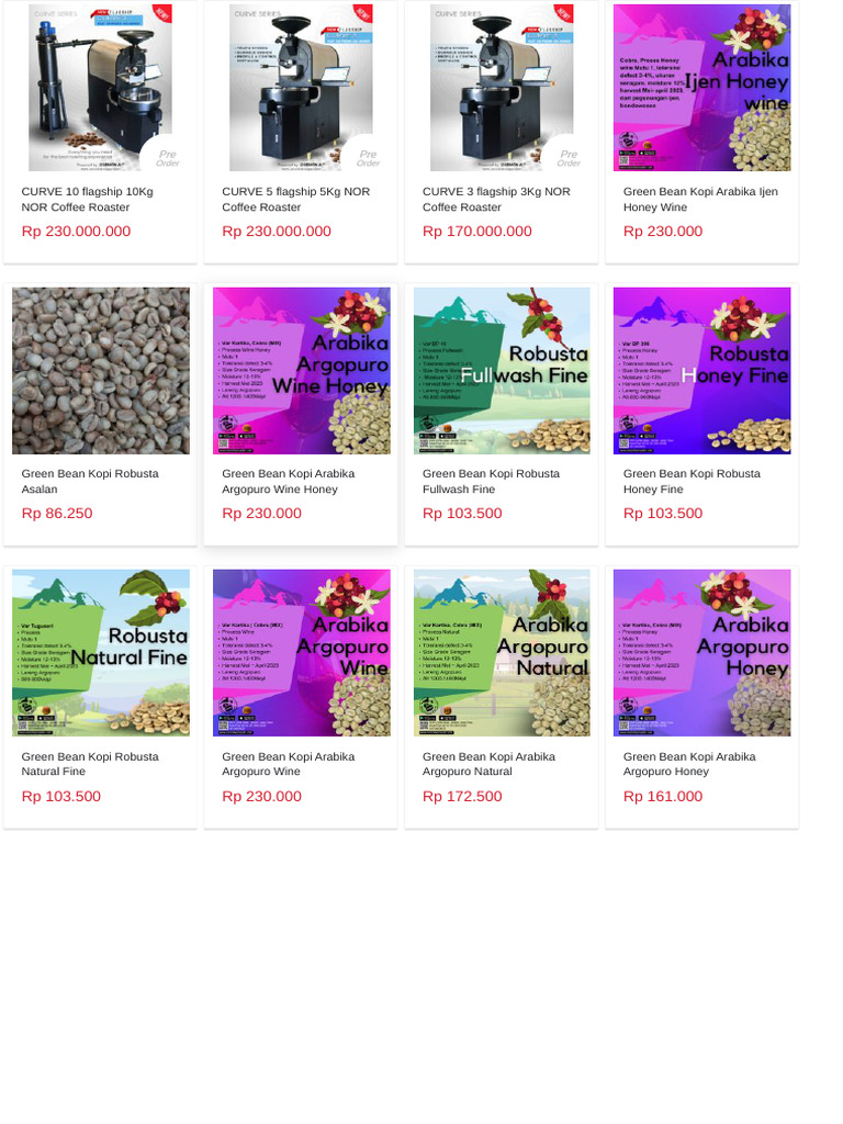 Mesin Roasting dan Huller Kopi Nor | PDF | Coffee | Drink
