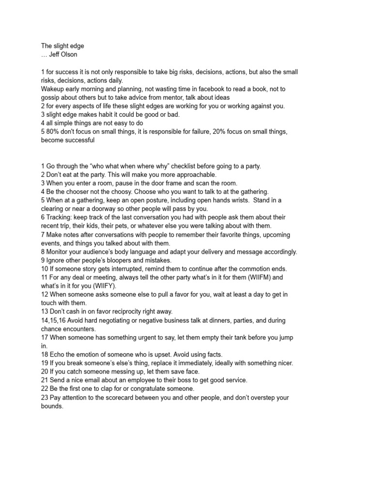 The slight edge pdf